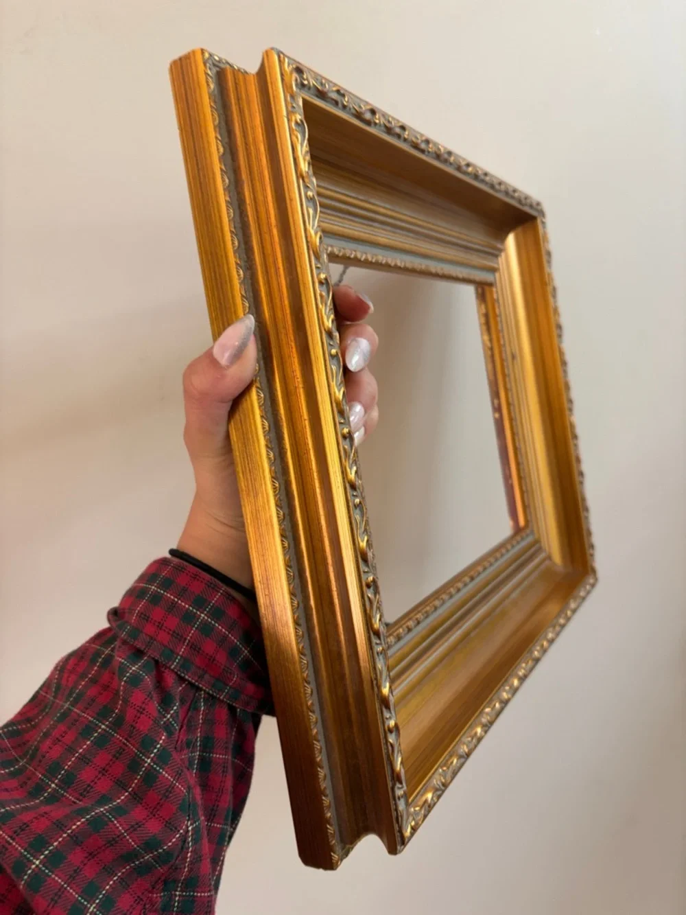 Gold Leaf Ornate Embossed Wood Picture Frame Art Artwork Wall Decor Home Accents